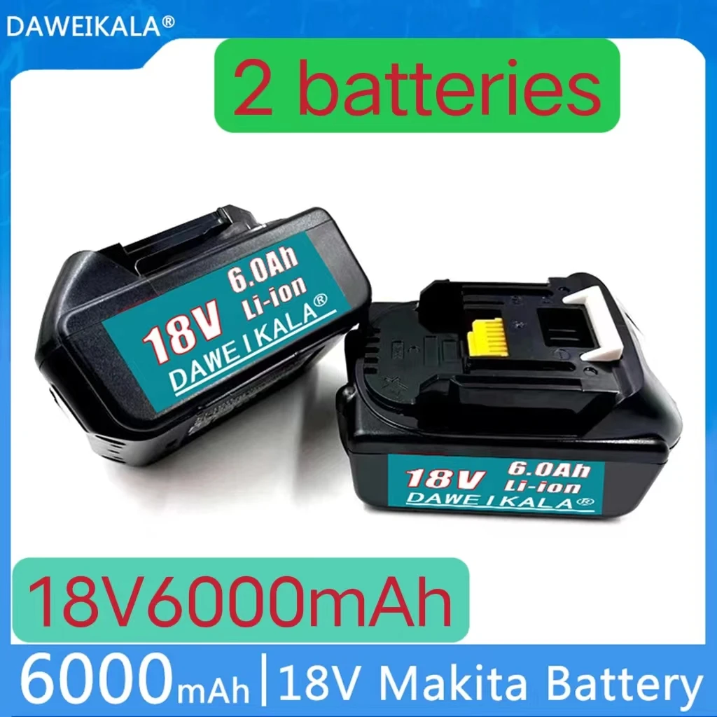 18 от 6000 mah Литиево-йонна батерия за Makita най-Новата Обновена Акумулаторна батерия BL1860 18 В BL1840 BL1850 BL1830 BL1860B LXT40 Изображение 3