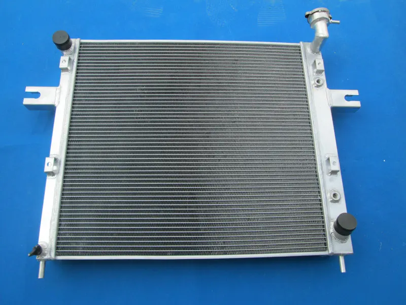 2-Ред алуминиев радиатор за JEEP GRAND CHEROKEE 4.7 V8 99 00 MT/AT 1999-2000 1999 2000 Изображение 0