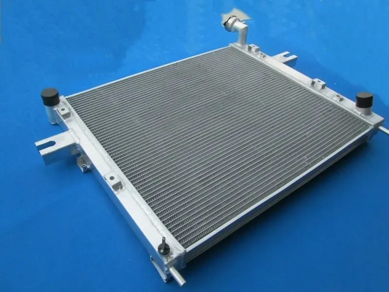 2-Ред алуминиев радиатор за JEEP GRAND CHEROKEE 4.7 V8 99 00 MT/AT 1999-2000 1999 2000 Изображение 1