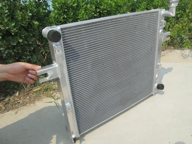 2-Ред алуминиев радиатор за JEEP GRAND CHEROKEE 4.7 V8 99 00 MT/AT 1999-2000 1999 2000 Изображение 4