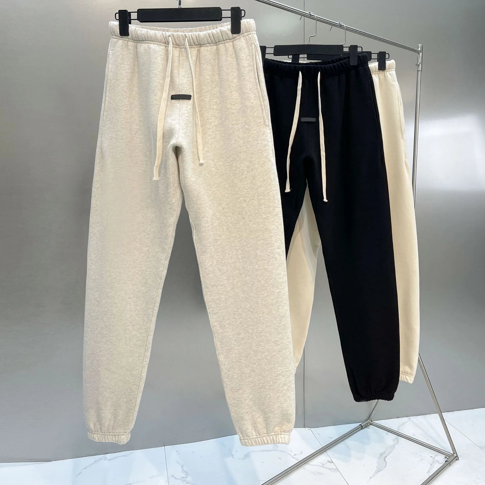 2023 Нова серия Eternal Pants Essential 9th Колекция хип-хоп на улицата дрехи, спортни панталони дантела прозорци, висококачествени памучни ежедневни панталони Изображение 2
