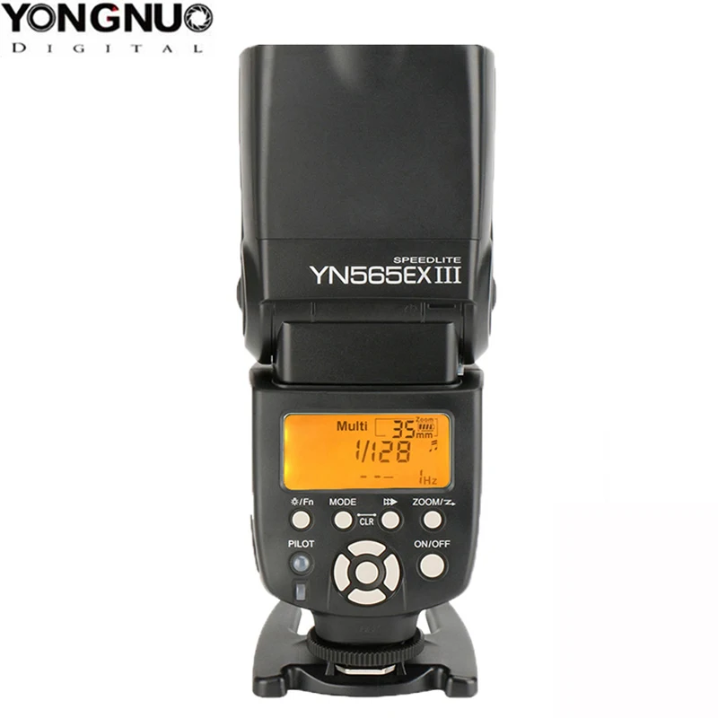 Безжична Водеща и ведомая TTL светкавица YONGNUO Speedlite YN-565EX YN565EX III с високоскоростна синхронизация за цифрови огледално-рефлексни фотоапарати Nikon Canon Изображение 0