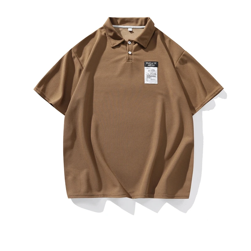 Модерна мъжка риза с къси ръкави за лятото 2023, къси ръкави, Харадзюку, Корея, обикновена черни и Бели Блузи, тениски, Ежедневни тениска, Дрехи оверсайз Изображение 0