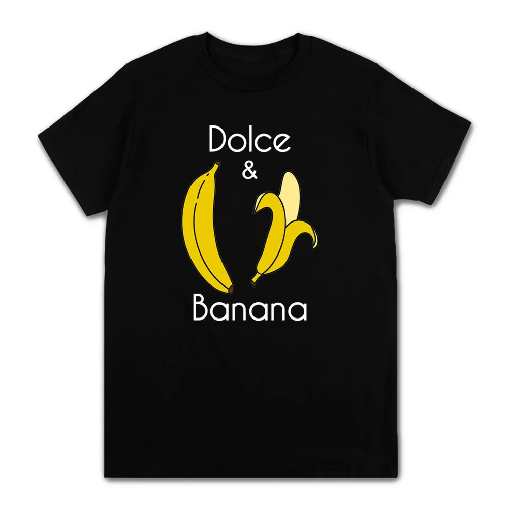 Мъжка Тениска с графичен принтом Dolce & Banana, Дишащи върхове с кръгло деколте, Лятна Удобна тениска, Мъжки Ризи с къс ръкав S-XXXL Изображение 0