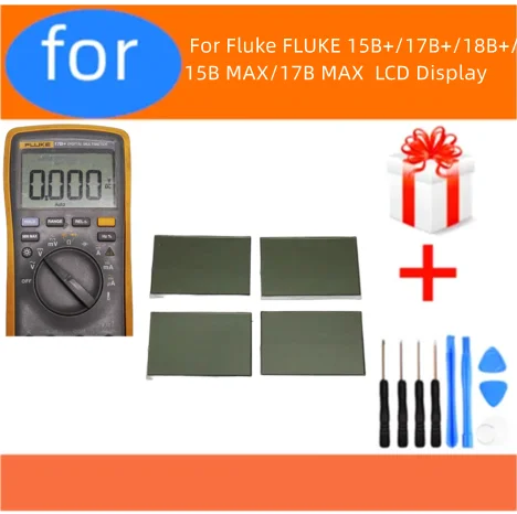 Нова A +, за мултицет Fluke FLUKE 15B +/17B +/18B +/12E +/15B MAX/17B MAX LCD екранната лента Изображение 0
