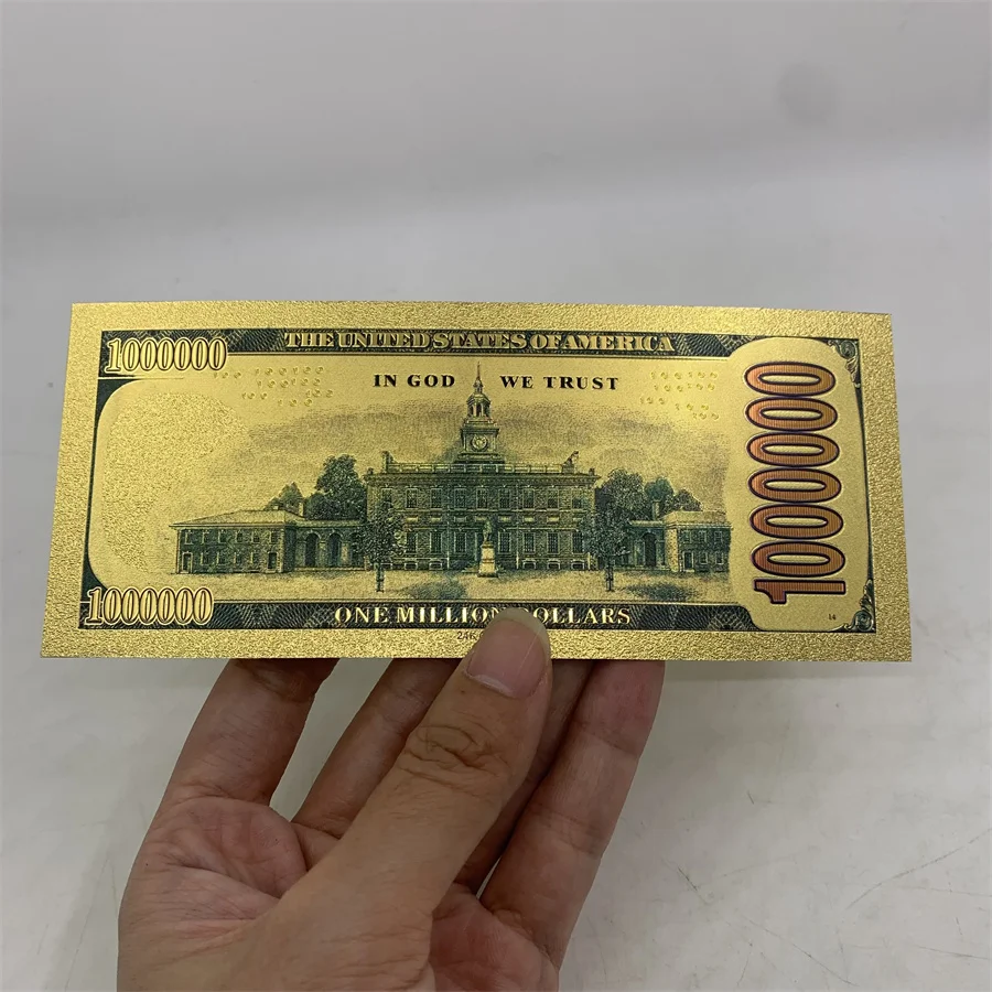Нова разпродажба на златни пластмасови банкноти Мерилин Монро е американска филмова звезда колекционерска за събиране на феновете Изображение 2