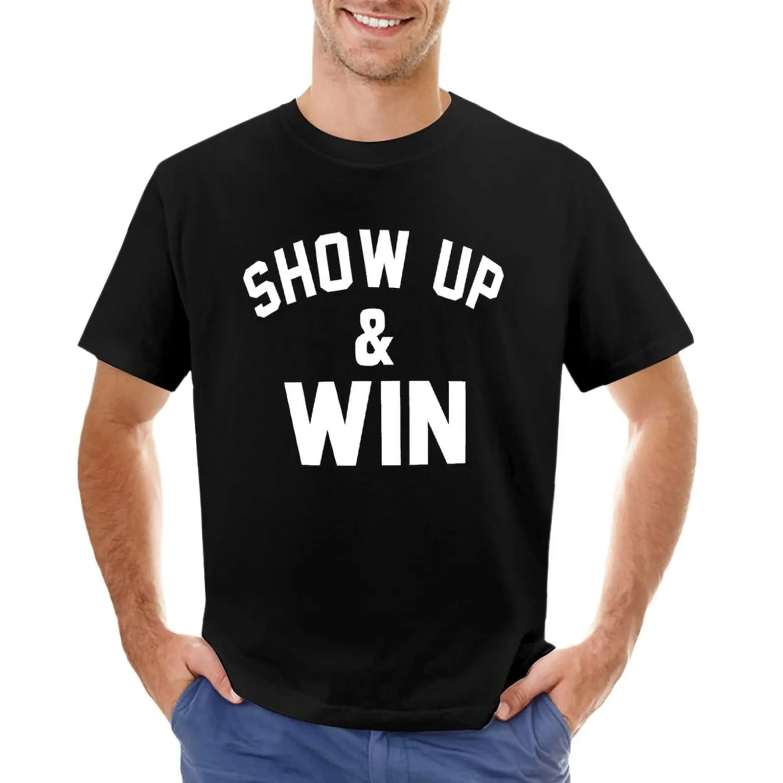 Покажи и спечели тениски мъжки тениски по поръчка, създай свои собствени мъжки тениски за тренировки Изображение 0