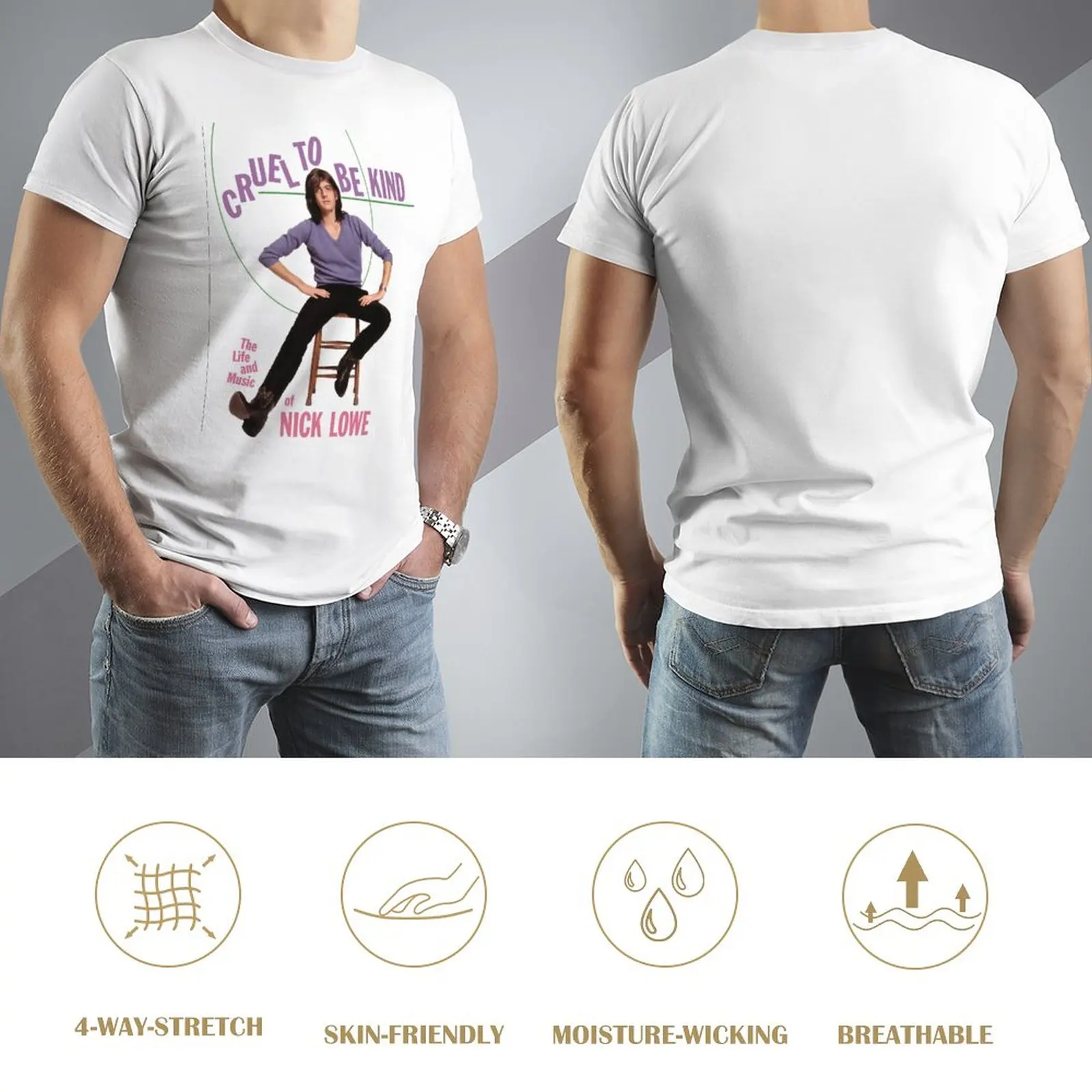тениска jordan to be kind, летен топ, бързосъхнеща тениска, тениски с котки, блузи, мъжки реколта тениски Изображение 2